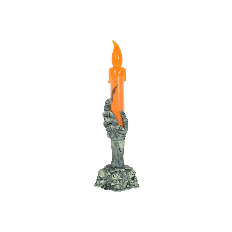 LED Halloween Skeleton Hands Candle Decoration, 1 Piece