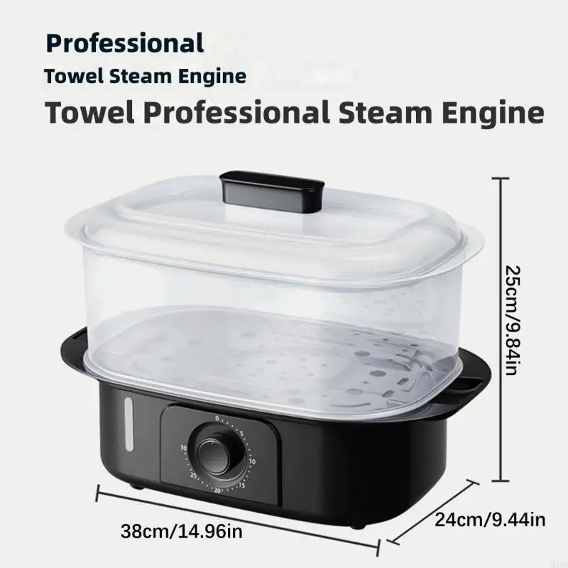 Professional 8L Towel Steamer Heats Wet Towels to 185F Quickly in 10 15 Minutes for Spa Use with Essential M4YD