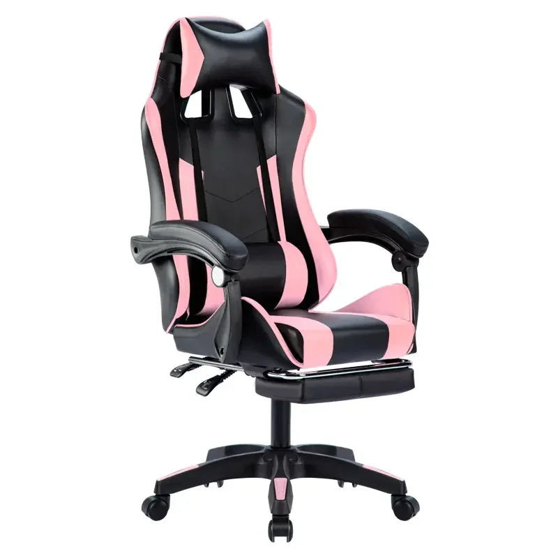 Factory Revolving Gaming Race Chairs for Gamer With Footrest