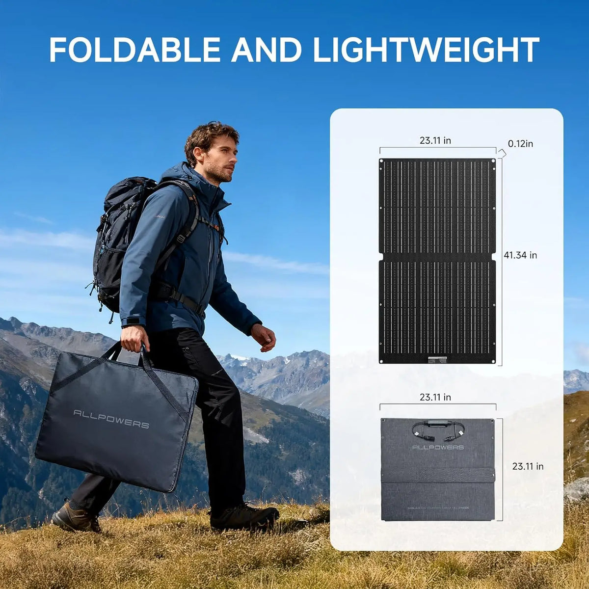 ALLPOWERS SE100 100W Foldable Solar Panel