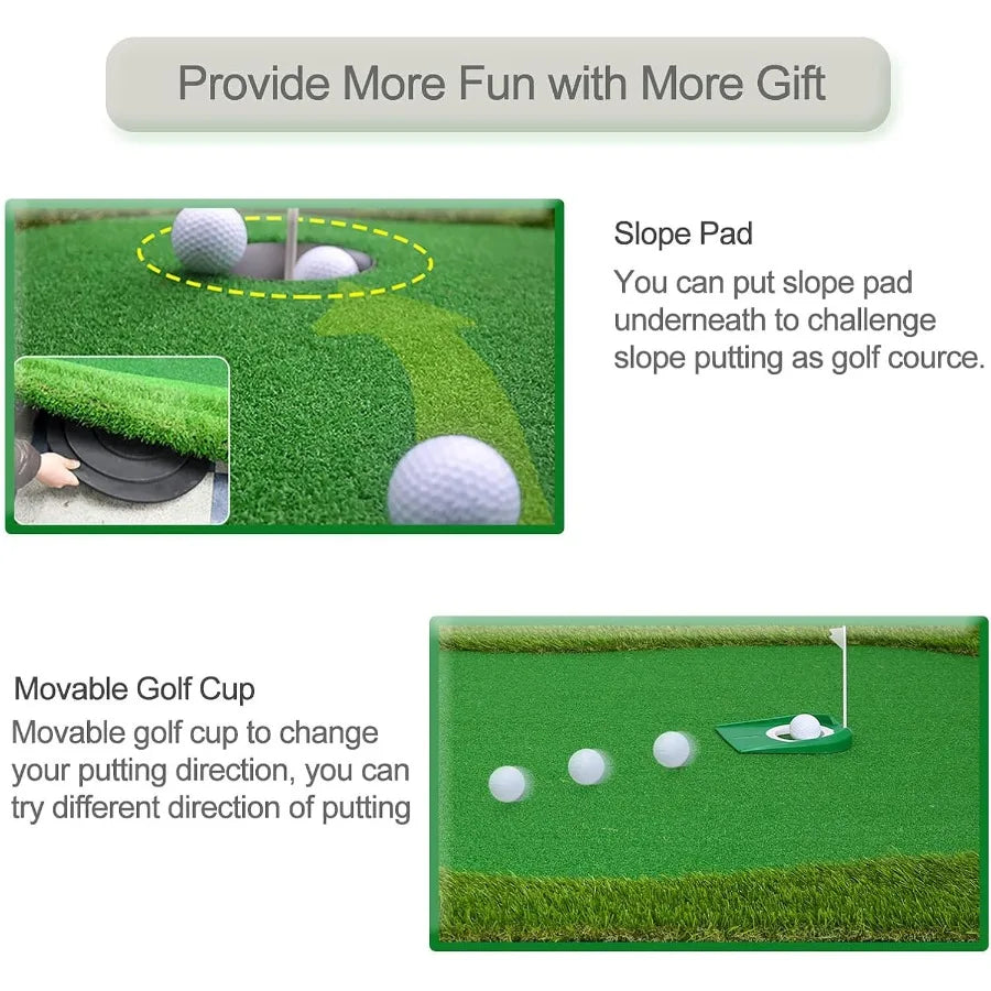 Large Professional Golf Putting Green Mat for Indoor Outdoor Use HighQuality Artificial Turf Practice Surface for Improving Put