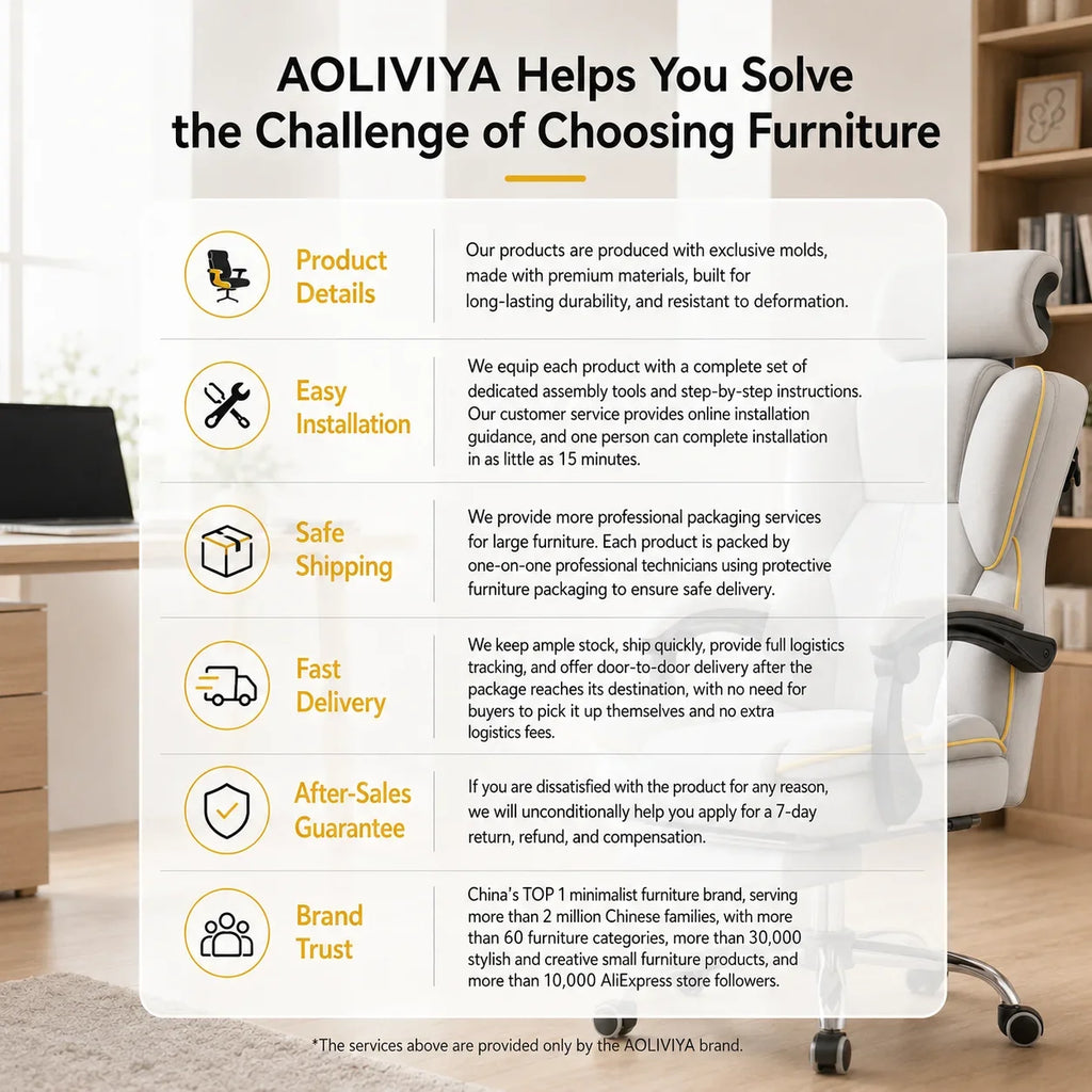 AOLIVIYA Gaming Chair Gamer Computer Chair Office Desk Chair Reclining Ergonomic Boss Simple Comfy E Sports Seat