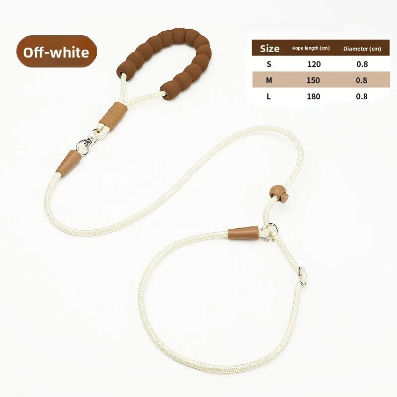 P rope for walking dogs, traction rope for going out,dog training special dog chain, large, medium and small dogs