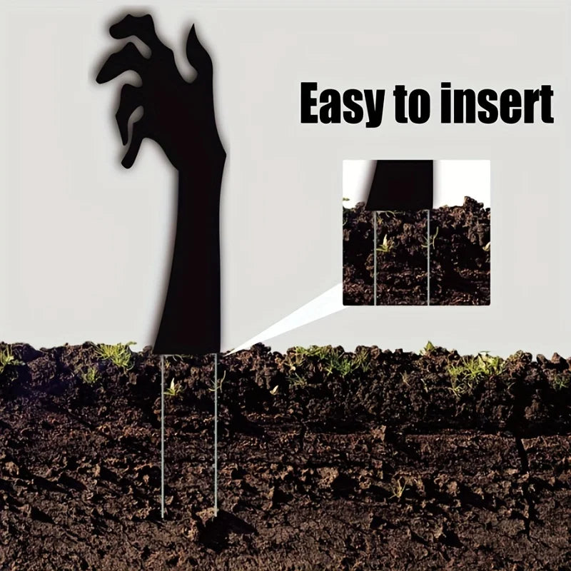 Halloween Hand Lawn Stake Decoration