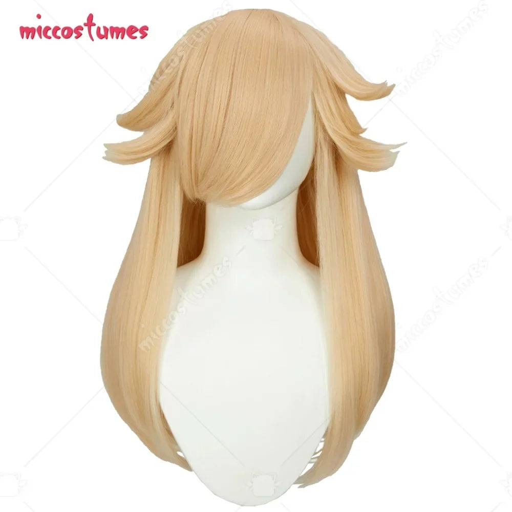 Miccostumes Women's  Cosplay Wig Princess Golden Wig