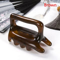 Resin Double Push Massager SPA Scraping Body Massage Tool For Spine Waist And Shoulder Relieve Physical Fatigue