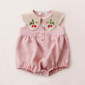 0-2Y Baby Girls Clothes Cotton Linen Sleeveless Infant Girl Rompers Embroidered Summer Birthday Party Photo Shoot Baby Outfit