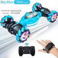 New 4WD RC Drift Car 360° Rotation Music LED Lights Gesture Remote Control Stunt Cars Climbing Off-Road Toys For Kids Teens Gift