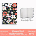 300GSM Thickened Paper Organ Book Sketchbook for Sketching Illustration Handbook Painting Watercolor Journal Drawing Notebook