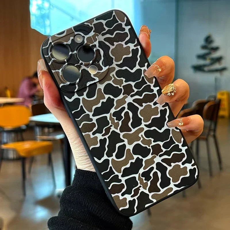 Camouflage Duck Hunt iPhone Case - Shock-Resistant PC + TPU Cover