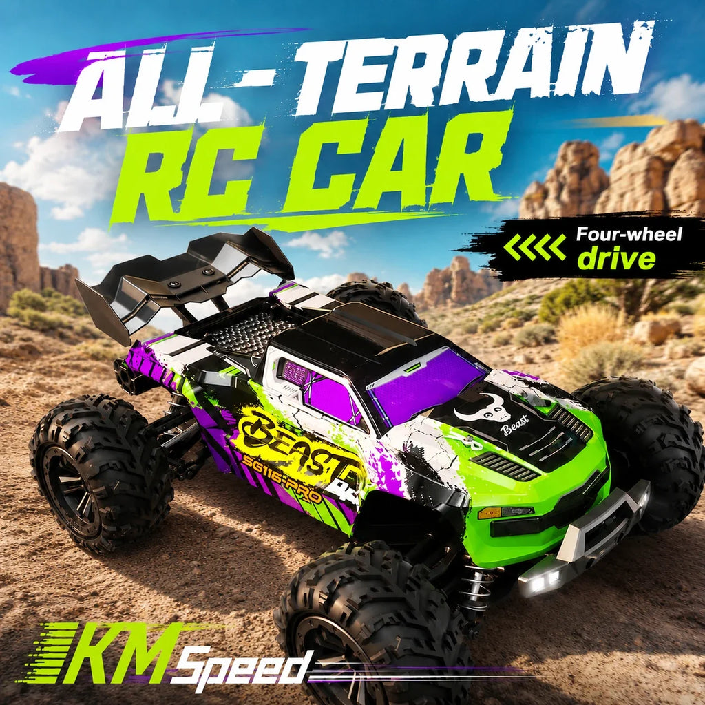 ZNLYRION 1:16 4WD RC Off-Road Truck, Up to 80 km/h