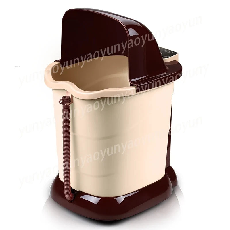 110V Electric Foot Spa Bath Heated Water Automatic Massage Foot Tub For Ankle Calf Stress Relief Foot Soaking Equipment