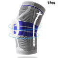 Silicone Padded Knee Pads Supports Brace Basketball Fitness Meniscus Patella Protection Kneepads Sports Safety Knee Sleeves