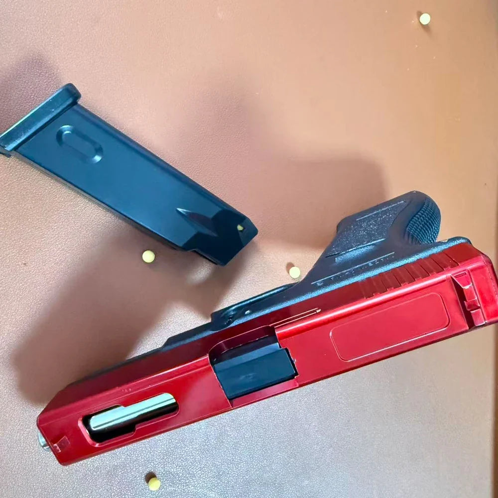 G18 Manual Bb Bullet Launcher - Realistic Design With Spare Magazine, Perfect For Outdoor Team Games