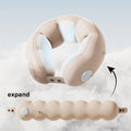 1 pc of compression inflatable neck pillow, portable adjustable U-shaped support pillow, office travel neck pillow