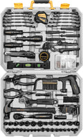 DEKO 218-Piece General Household Hand Tool kit, Professional Auto Repair Tool Set for Homeowner, General Household Hand Tool