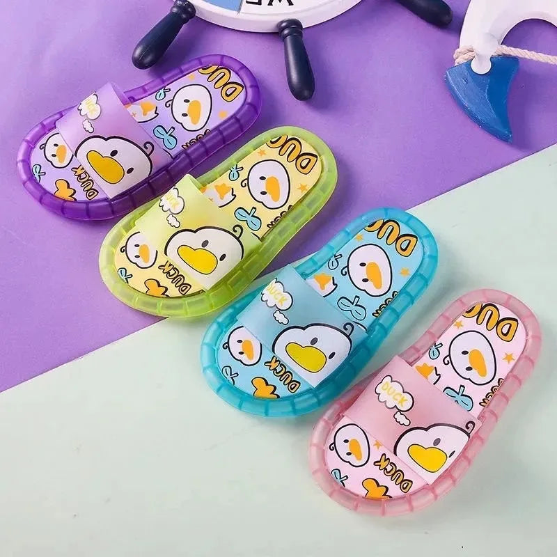 Flip Flops Toddler Light Up Slippers Children LED Kids Slippers Baby Bathroom Sandals Kids Shoes For Girl Boys