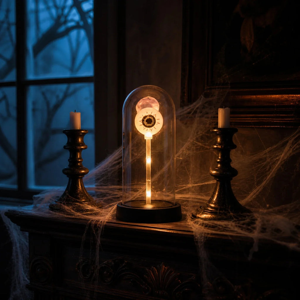 Halloween Lights Decorations Tabletop Props for Party Atmosphere and Scene Setup Decor Halloween Desktop Ornament