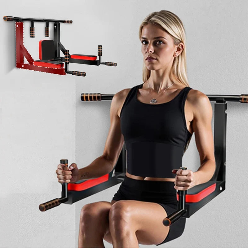 Multifunctional Wall-Mounted Pull-Up Bar, The Upward Pull-Up Bar Is Used for Indoor Home Gym Workouts, Pull-Up Fitness Support