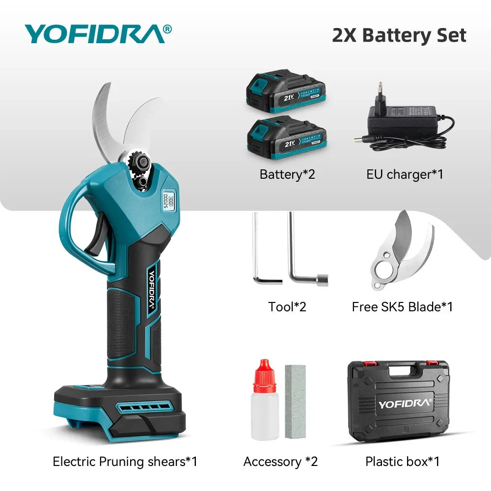 YOFIDRA 18V Cordless Brushless Pruning Shears