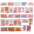 30Pcs Motivational Cards Small Encouragement Cards Colorful Motivational Cards English Words Cards Inspirational Quote Cards