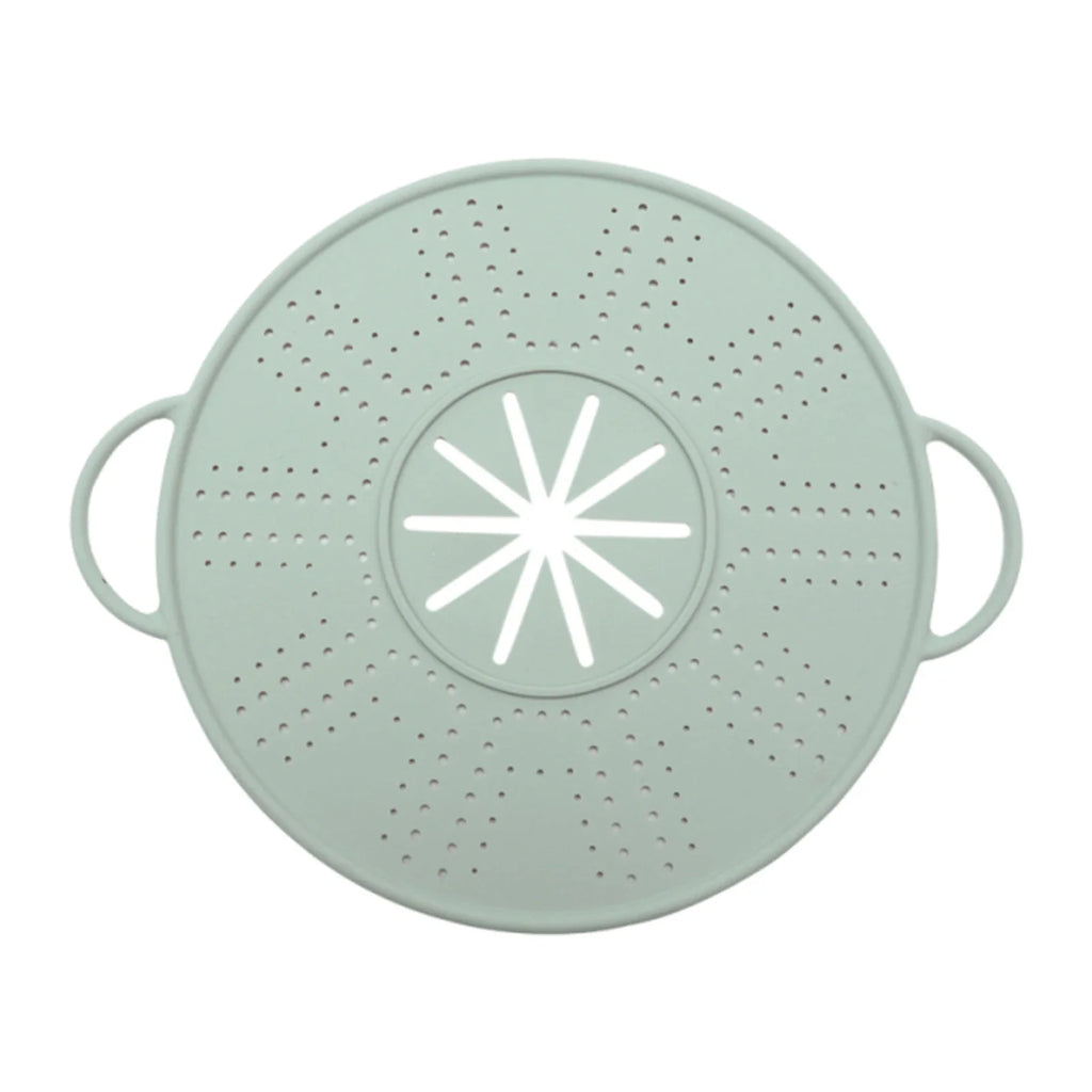 11in Silicone Splatter Screen Dishwasher Safe Foldable Splash Guard Multi-Use Grease Splatter Guard for Everyday Cooking