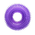 Strong Donut TPR Pet Dog Chew Toys with Squeak for Small Medium Dogs French Bulldog Corgi Border Shepherd Puppy Pets Accessories