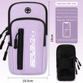 Haissky Multifunction Wrist Running Bags For iPhone 17 16 15 14 Pro Max Air Plus Zipper Outdoor Cycling Fitness Phone Arm Pouch