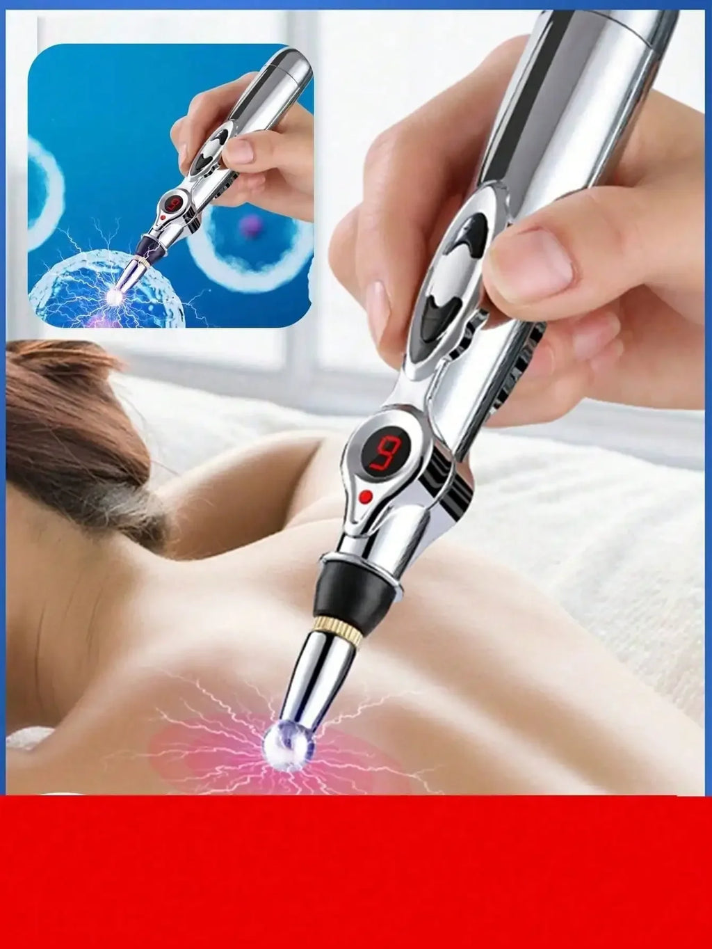 Meridian Pen Electronic Energy Circulation Massage Pen for Soothing Relaxation and Body Shaping Household Artifact