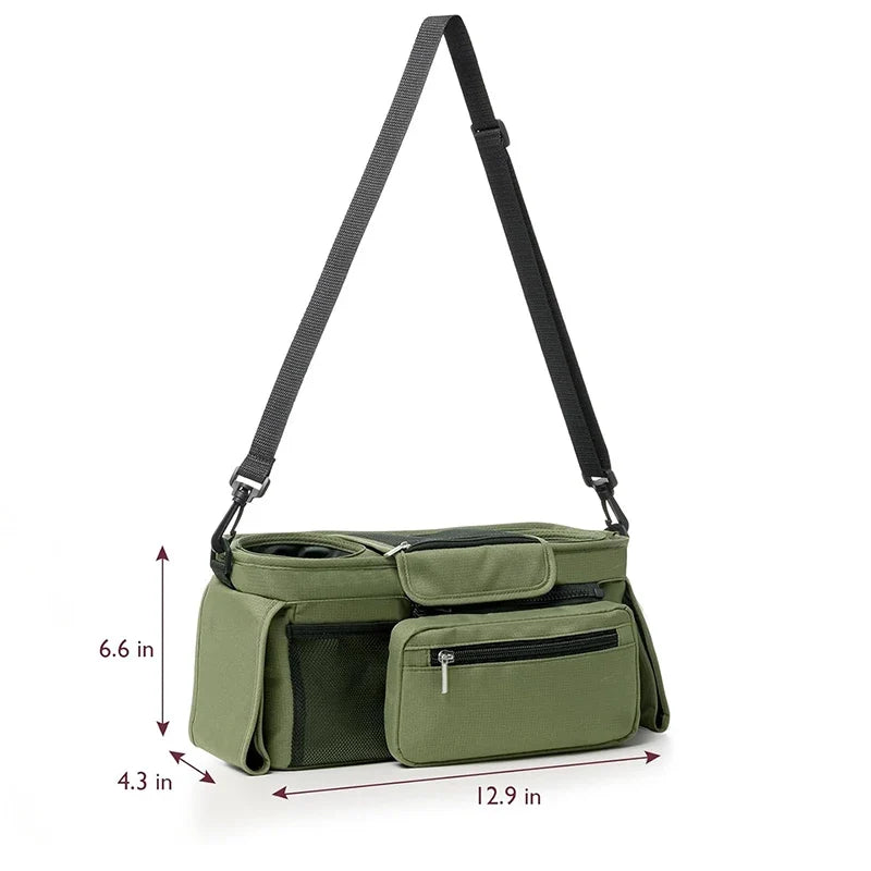 Baby Stroller Storage Large Capacity Travel Hanging Bag Mummy Bag Phone Bottle Holder Pram Diaper Bags Baby Stroller Accessories