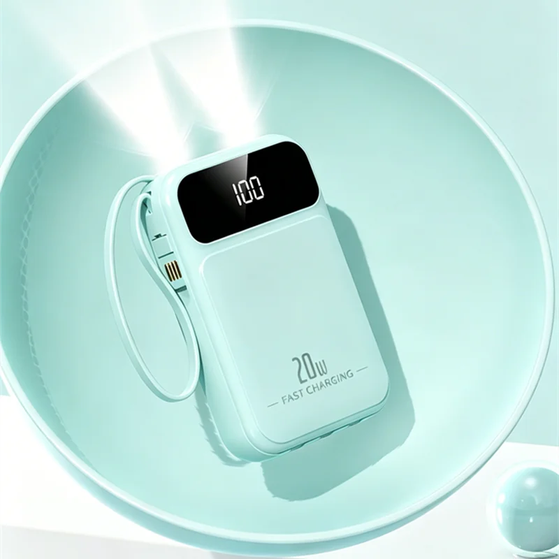 20000mAh Mini Power Bank Fast Charge Powerbank CCC Portable External Battery for iPhone Xiaomi Huawei Samsung