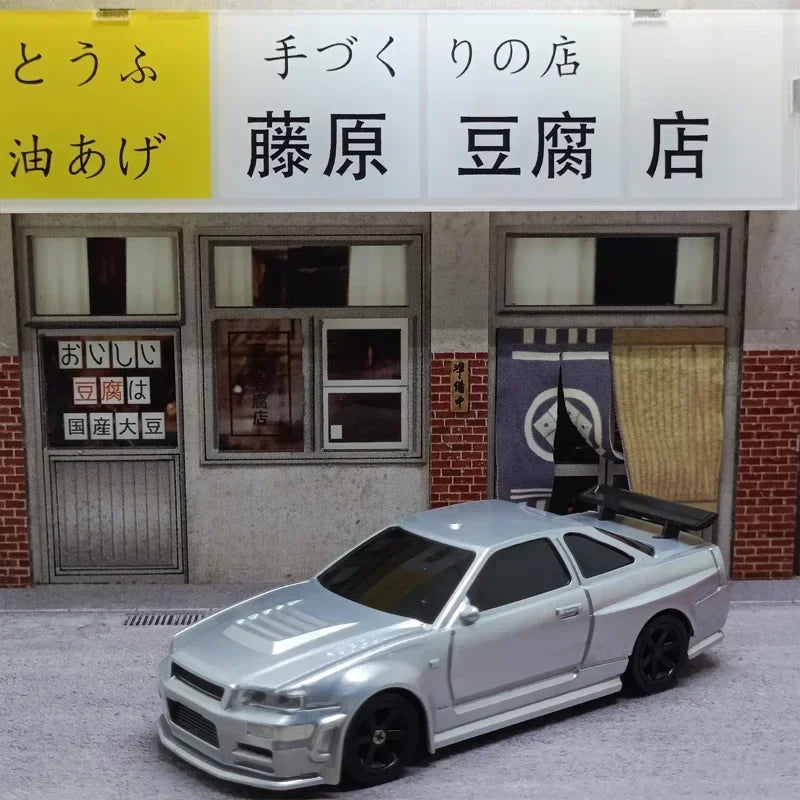 1/43 4WD 2.4G RC Drift Car with Gyro-Free Racing Setup