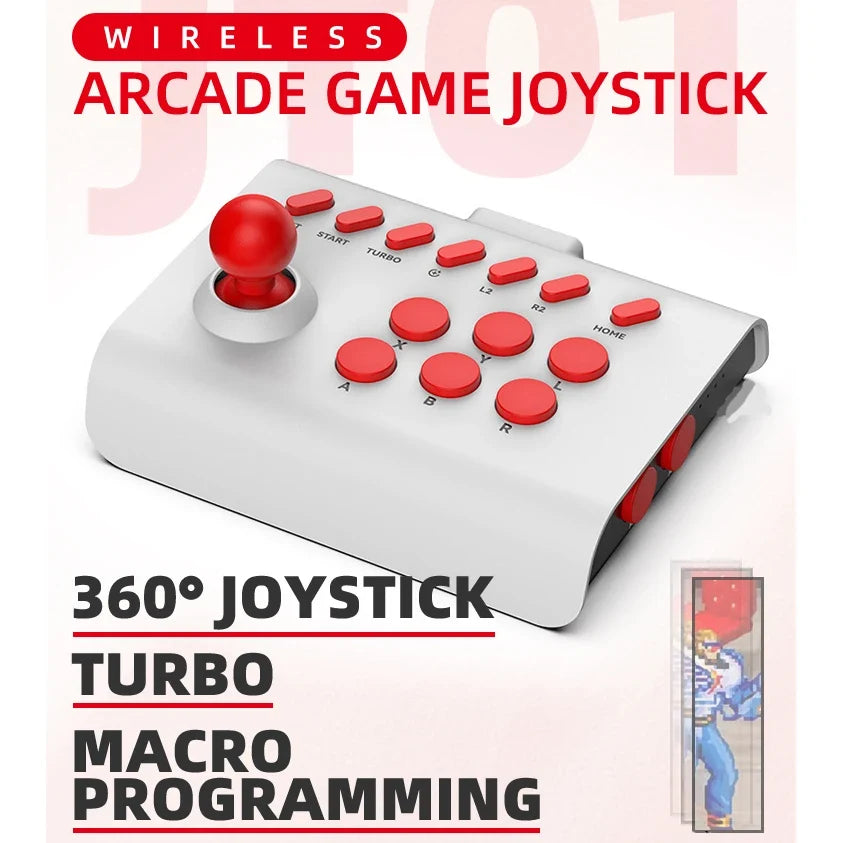 Arcade Gamepad Bluetooth Controller For Switch PS4 PS3 Mobile Android IOS iPhone PC TV Joystick Wireless Gaming Control Game Pad