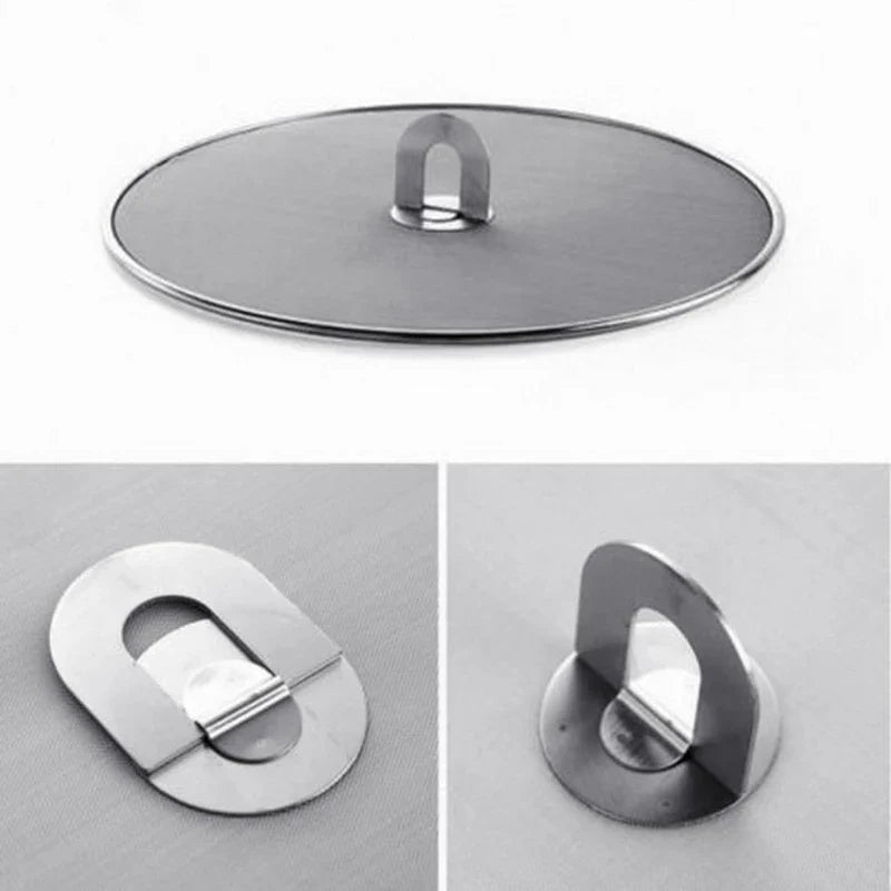 1Pc Kitchen Oil Proofing Lid Filter Foldable Handle Frying Pan Cover Splatter Screen Spill Proof Kitchen Cooking Tools