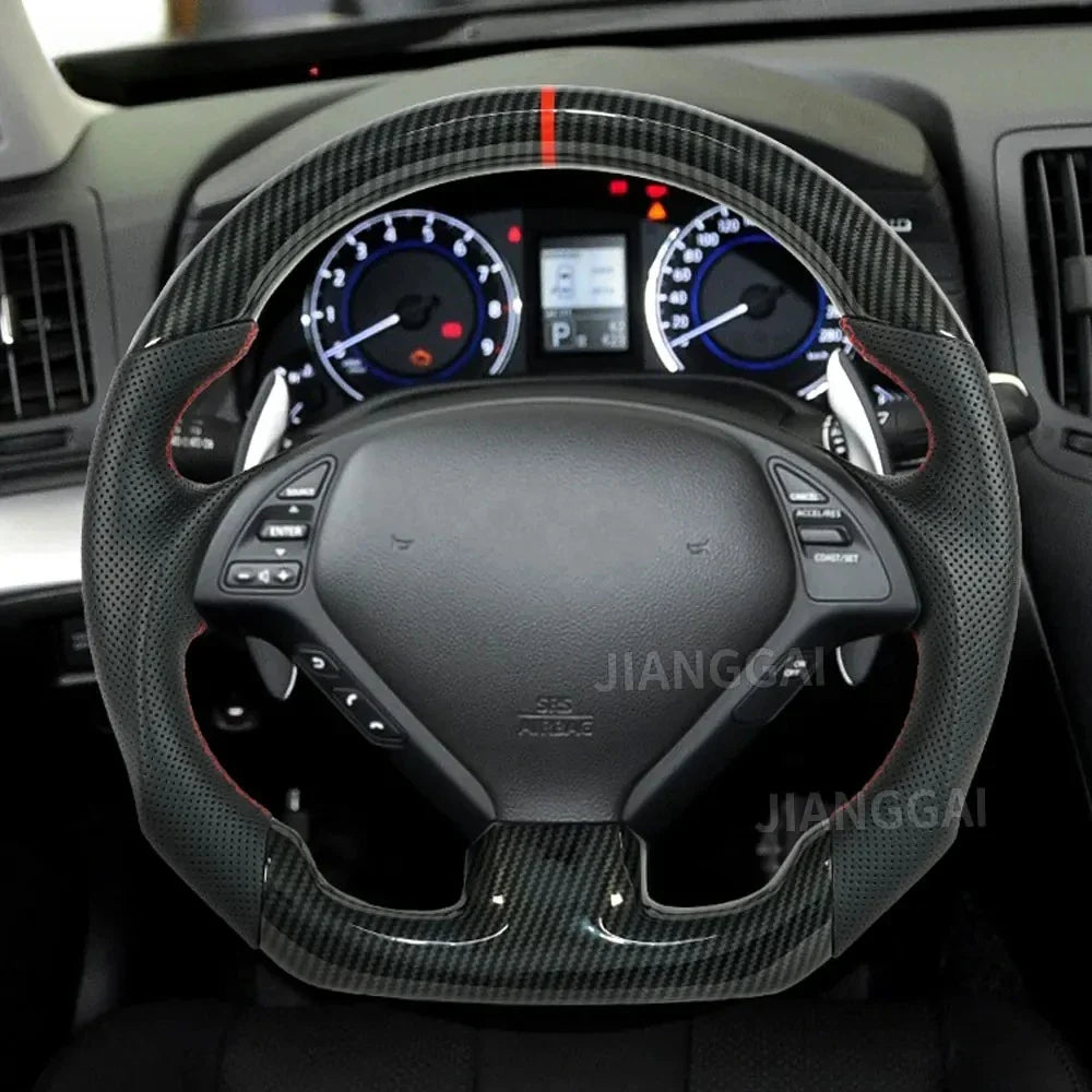 Infiniti D-Type Carbon Fiber Steering Wheel, Fitment Options