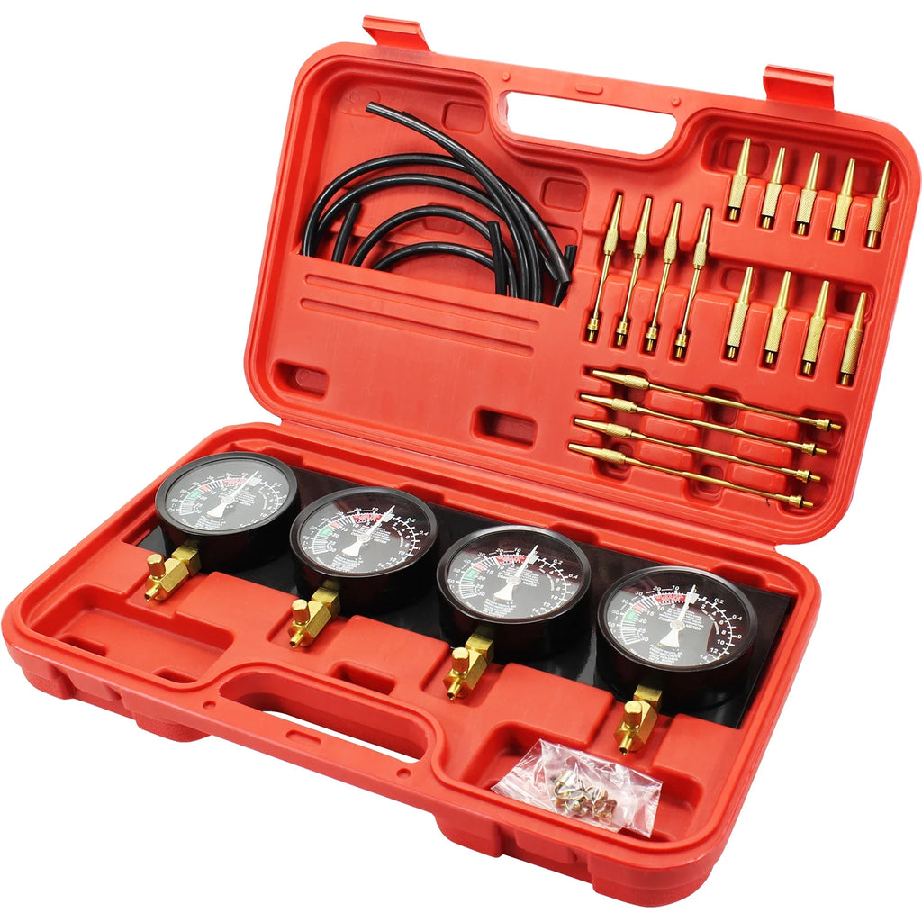 SucceBuy 4-Gauge Motorcycle Carburetor Synchronizer Tool Kit