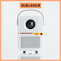 HONGTOP P10 Smart 4K Android WiFi Portable 1080P Home Theater Video LED Bluetooth Mini Projector 4GB 64GB Android 10  Projector