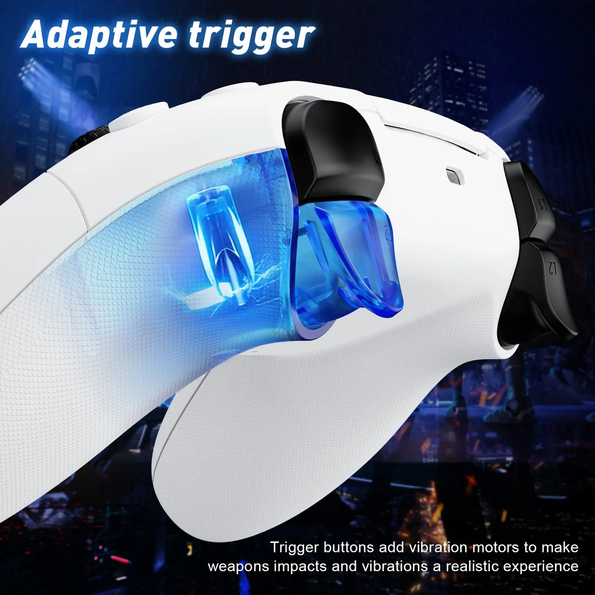 GAMEPADS Game Joystick Dual Vibration Turbo For Playstion5/PS5/PC Wireless Controller BT Adaptives Trigger External mic
