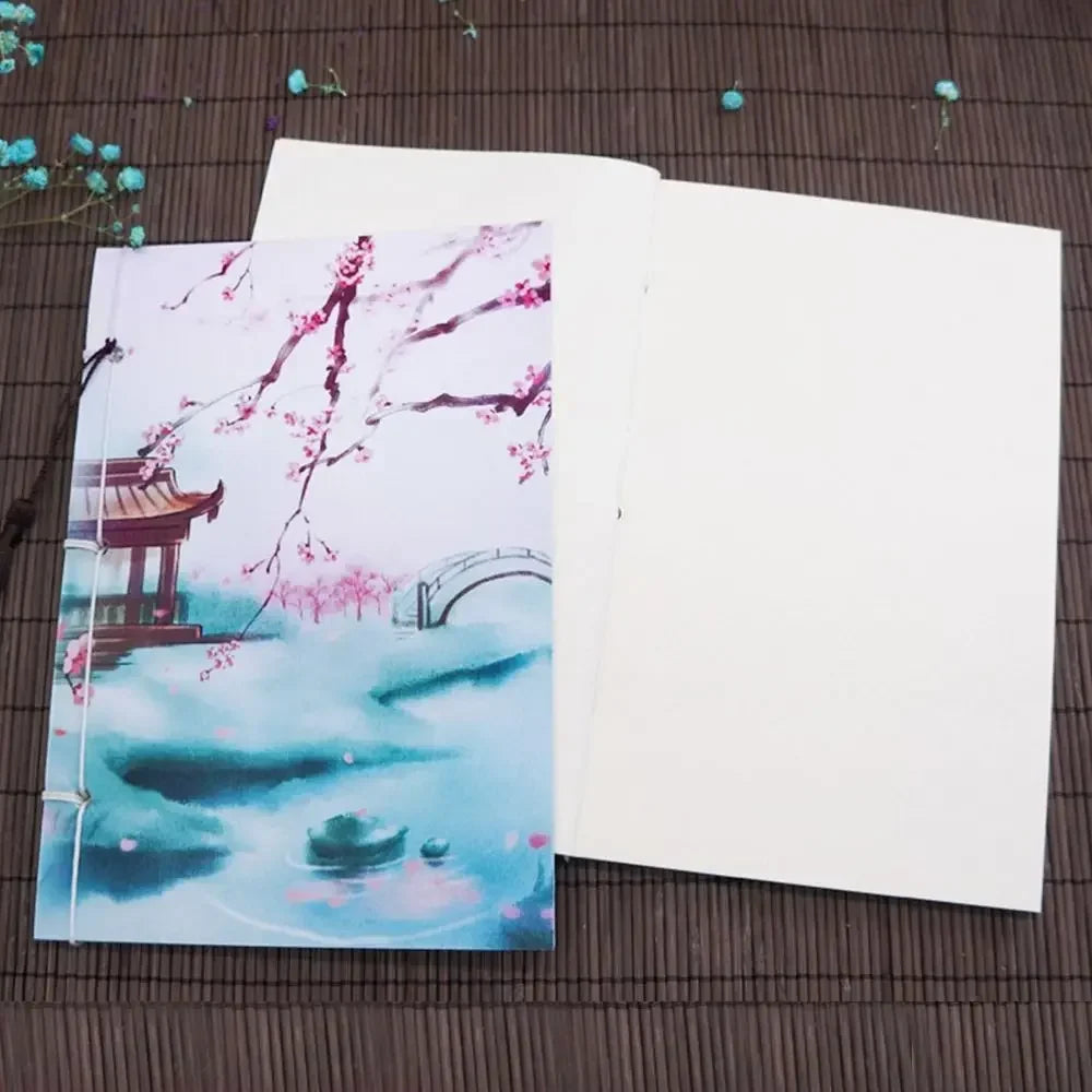 1PC Vintage Retro Chinese Style Notebook Sketchbook Journal Diary Book Notepad Weekly Planner Stationery Office School Supplies