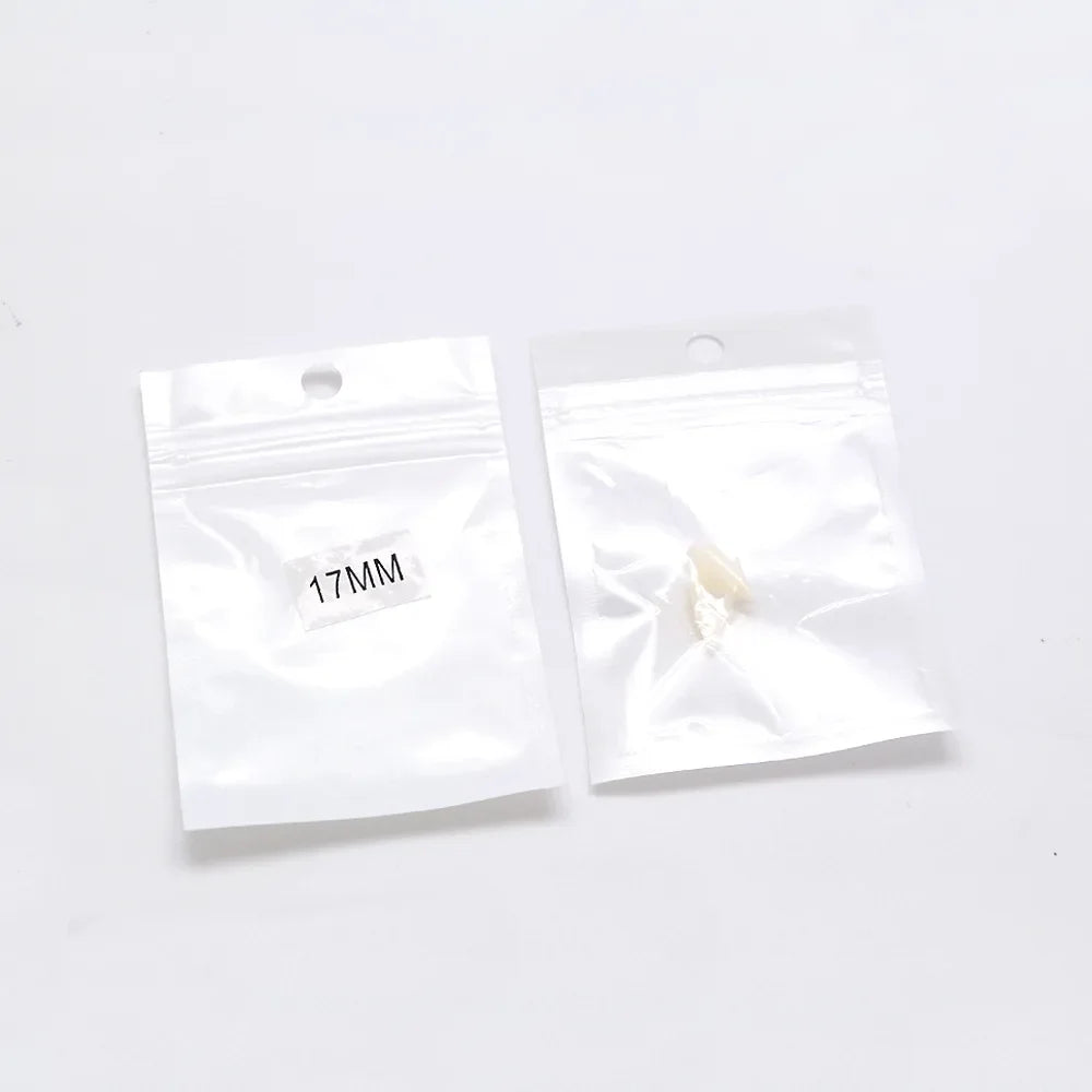Vampire Costume Fangs, White Resin 1.7cm Pair