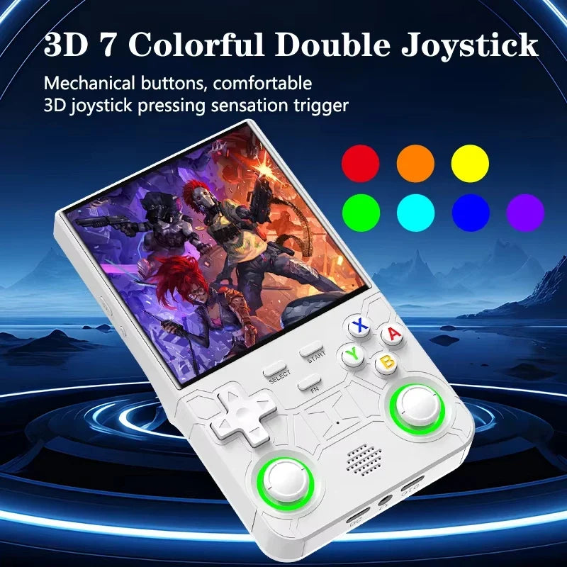 R36Ultra 4.0-inch Retro Handheld Game Console 128GB Portable Video Player Open-Source Linux System for Gaming