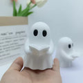 Halloween Reading Ghost Statue, Ghost Reading Decoration Ornament, Cute Bookworm Reading Statue, Home Room Desktop Decoration