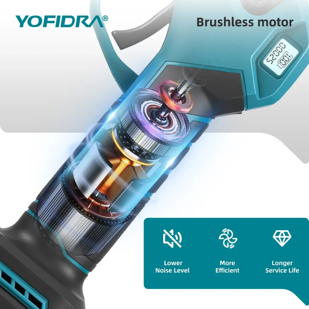 YOFIDRA 18V Cordless Brushless Pruning Shears