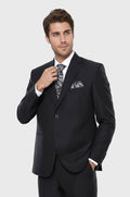 Black 4 Drop Regular Suit | Wessi