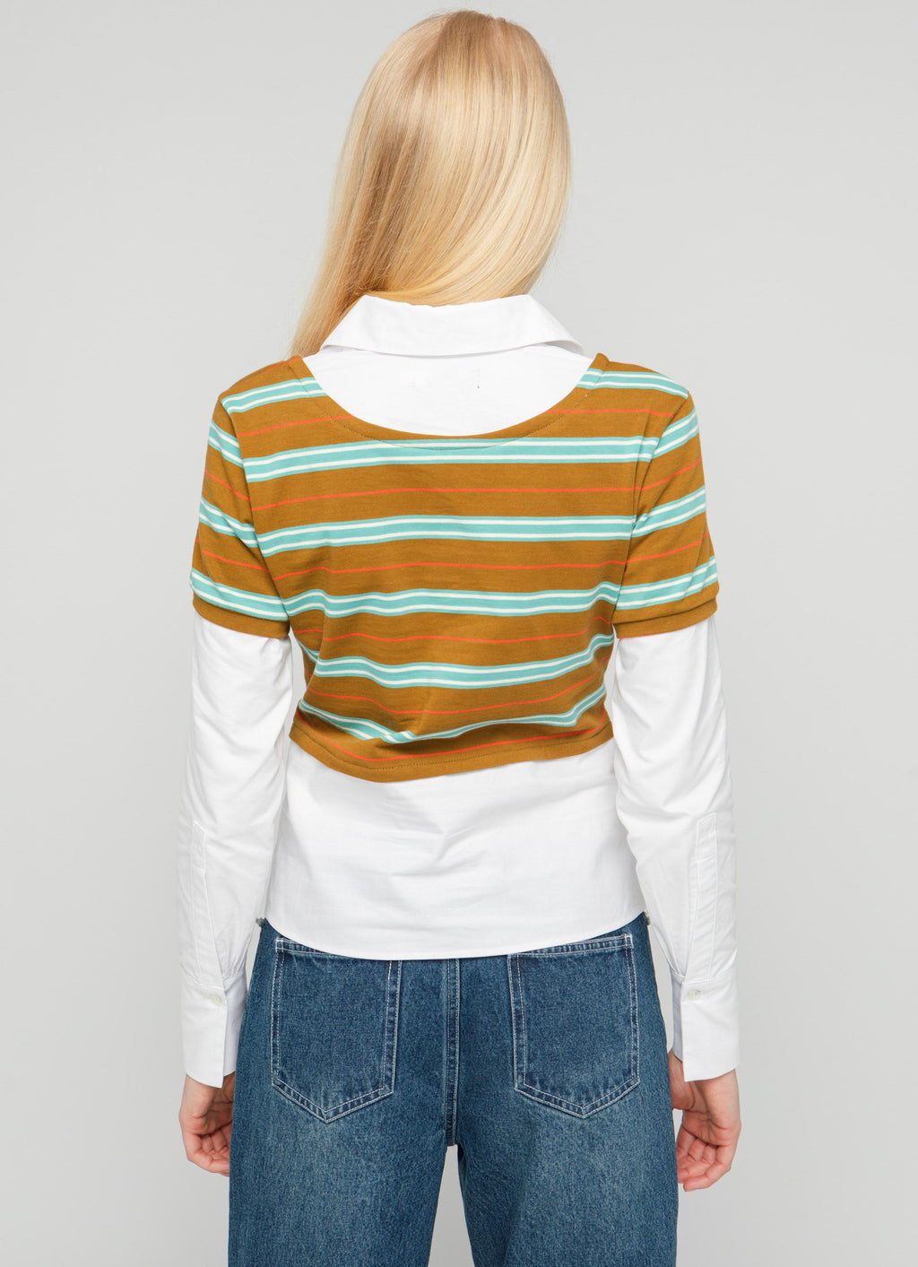 Natalia Button Down - Stripes