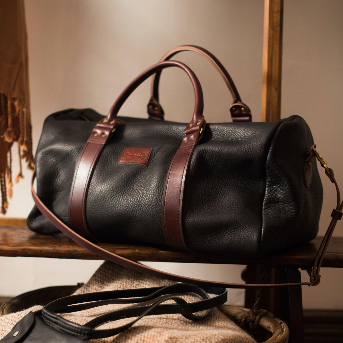 Nomad USA-Made Leather Duffle Bag