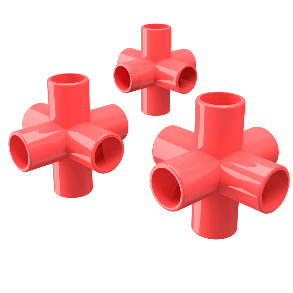 6-Way Connector, 3-Pack