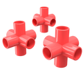 6-Way Connector, 3-Pack