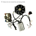 NEKPOKKA HS-16C49 DC Electric AC Compressor 12V/24V - 25cc, R134a, 1.68kW/2.3kW, Vehicle Universal, CE