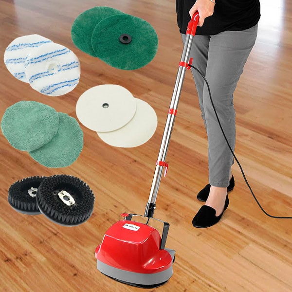 NNEDSZ Klika Electric Floor Polisher Timber Hard Tile Waxer Cleaning Buffer Cleaner